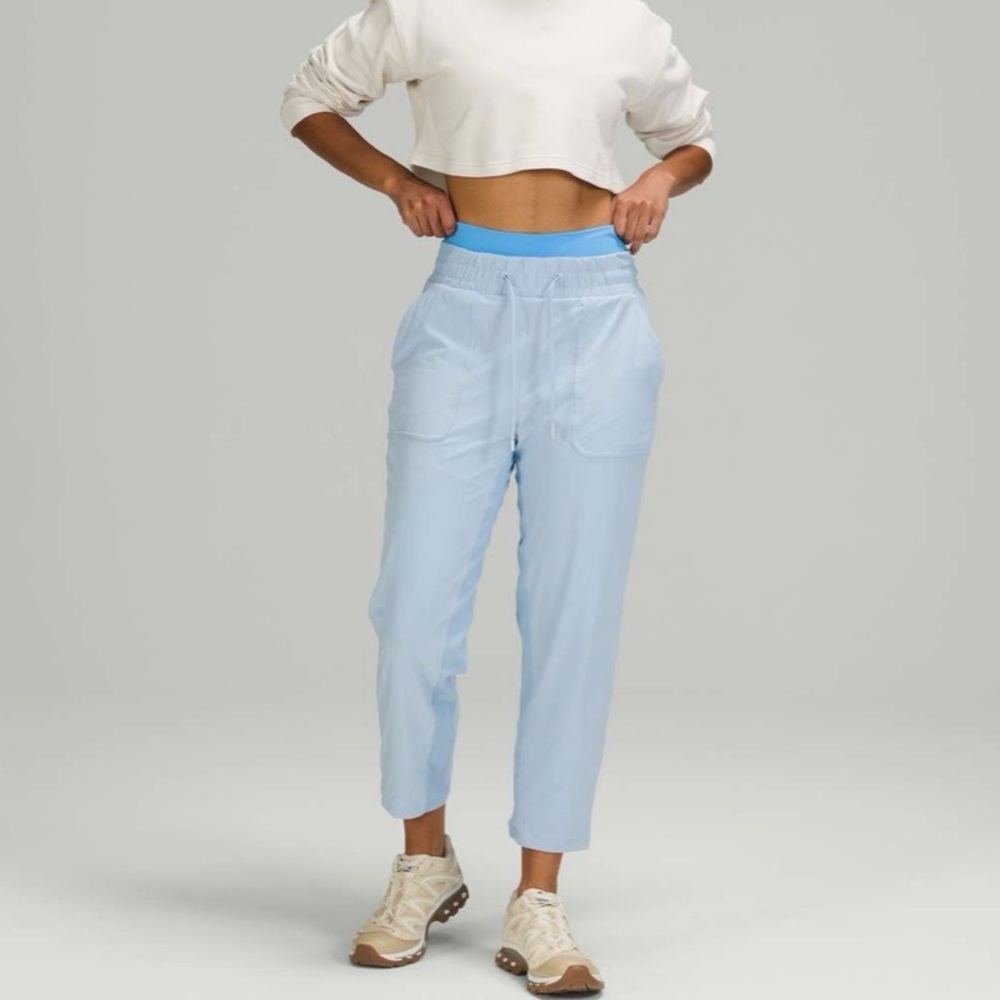 lululemon athletica Light Blue Straight Leg Pants